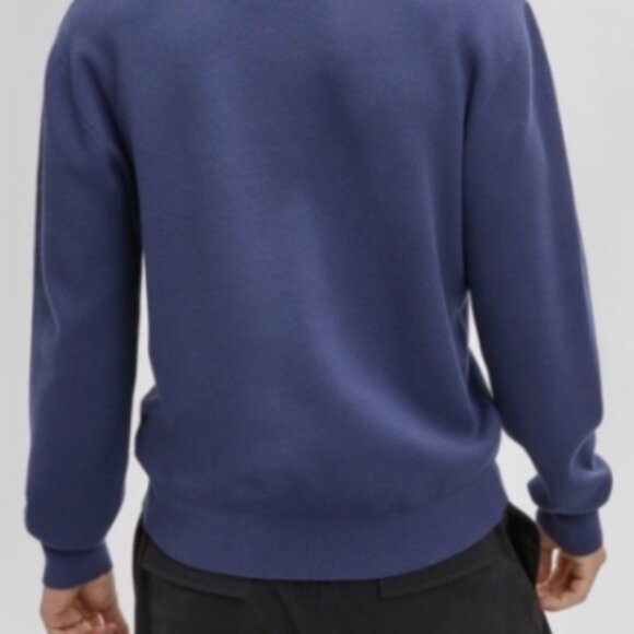 Mode of One Men's Regular-Fit Crewneck Sweater Caspian Waters Size Small - Picture 2 of 7